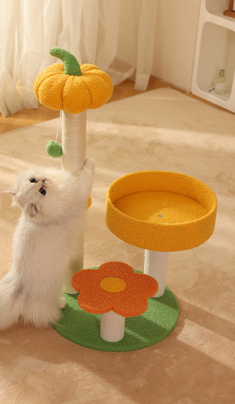 Halloween Pumpkin Cat Tree