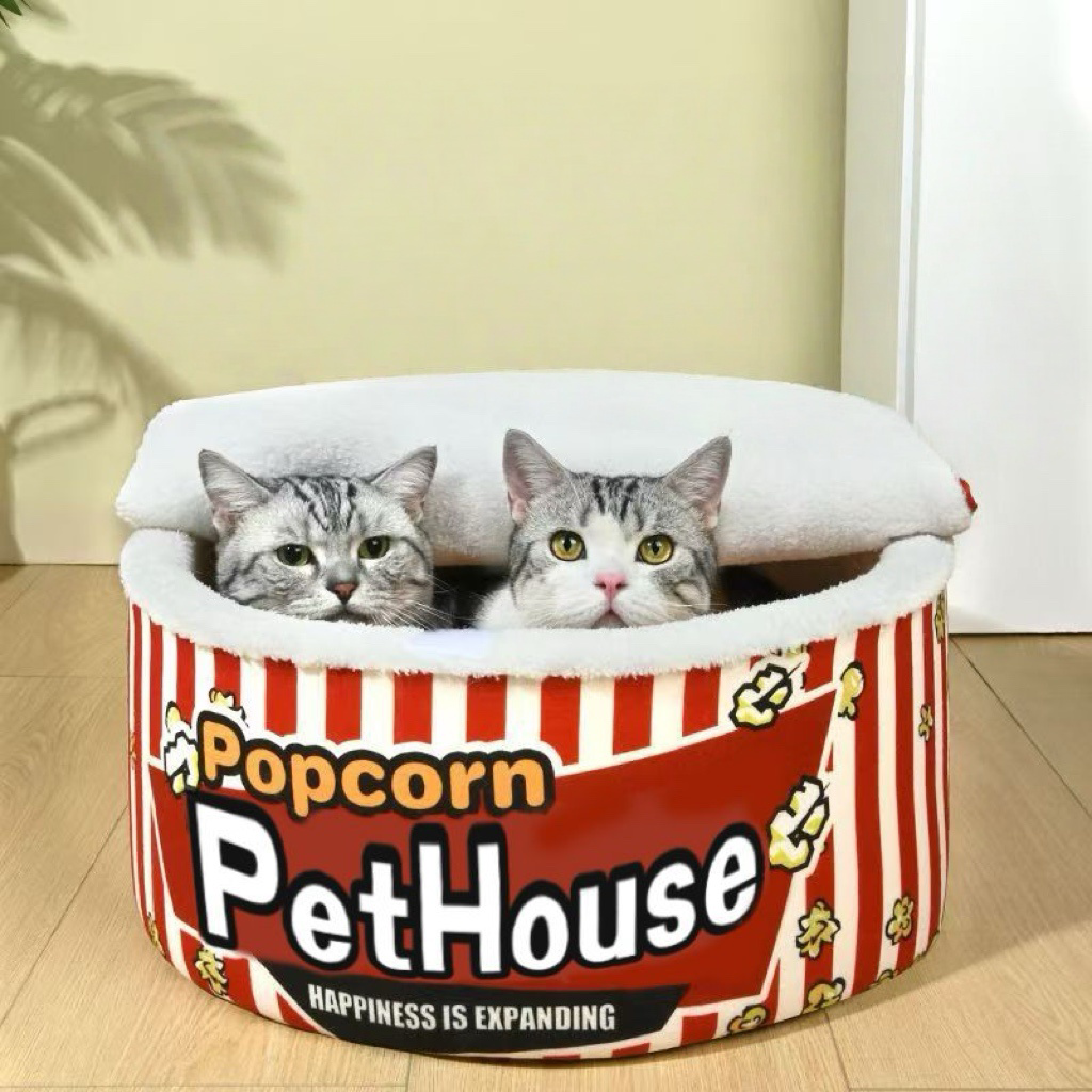 "Popcorn Bucket" Cat Bed